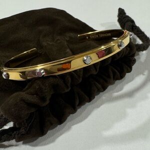 MICHAEL KORS Heritage Astor Open Bangle Bracelet